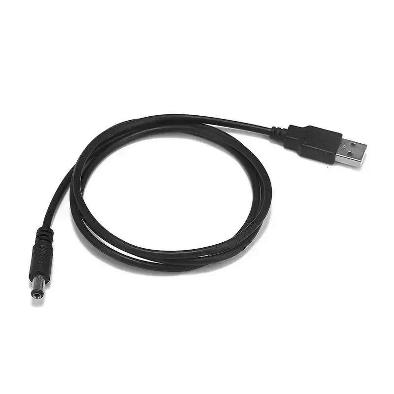 Cable de alimentación USB a CC, conector Jack de 5V y 12V, Cable de carga de conector CC a USB de 5,5mm x 2,1mm para enrutador Wifi, Mini ventilador y altavoz - imagen 5