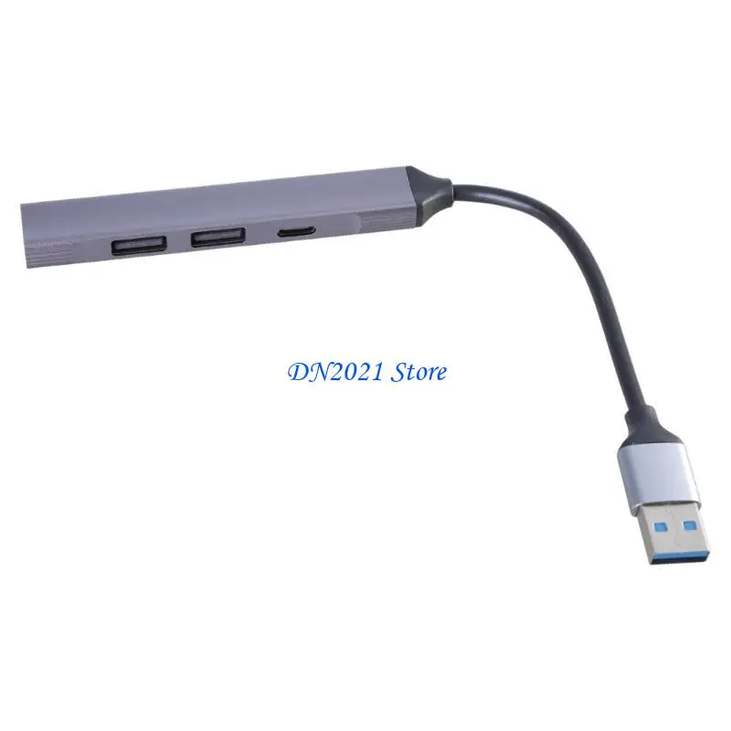 F3KE USB HUB 4 Puerto Splitter USB USB3.0 USB2.0 Adaptador TypeC para mouse tableta del teléfono - imagen 2