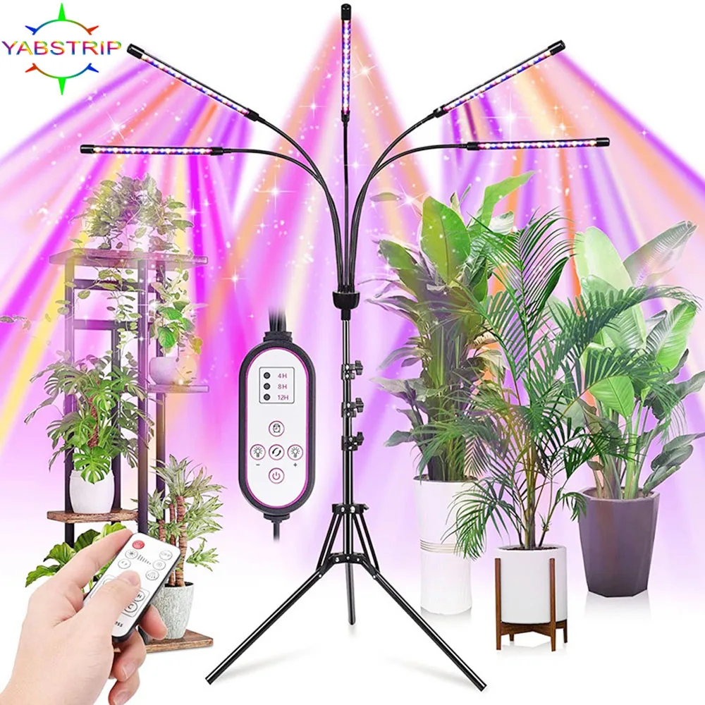 Luz LED de cultivo de espectro completo, lámparas Phyto USB de 5V CC, lámpara de crecimiento de plantas de escritorio para flores de interior, plántulas VEG, Fitolampy suculentas