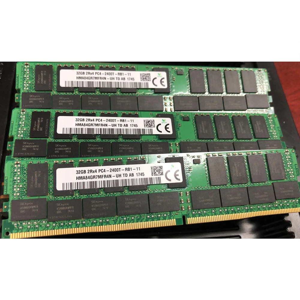 1 Uds RAM 32GB 32G 2Rx4 DDR4 PC4-2400T ECC memoria de servidor HMA84GR7MFR4N-UH - imagen 3