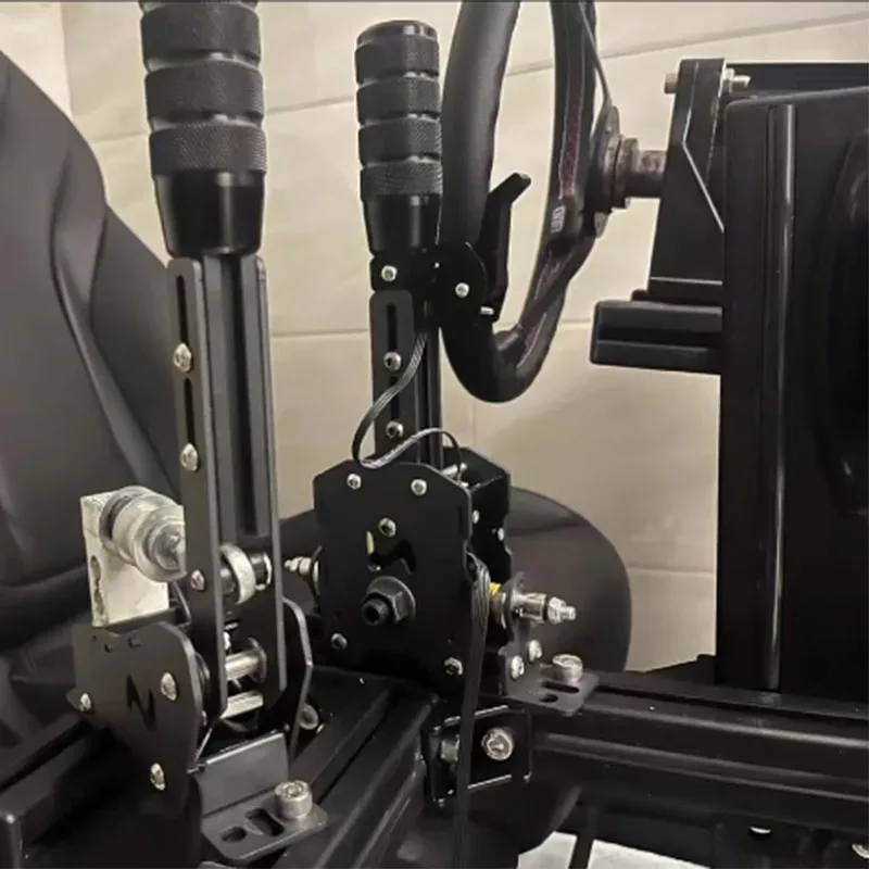 Sim Racing Games PC USB secuencia H palanca de cambios freno de mano para Thrustmaster/Logitech/SIMAGIC/FANATEC/MOZA Base de volante - imagen 5