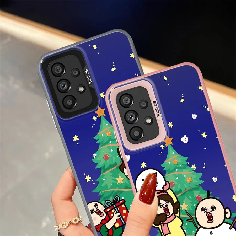 Funda navideña Bangbang Yuzhi para Samsung Galaxy A26 A31 A17 A20s A13 A14 A21s A23 A11 A12 A36 A35 A32 A34 A15 A16 A24 A25 trasera - imagen 2