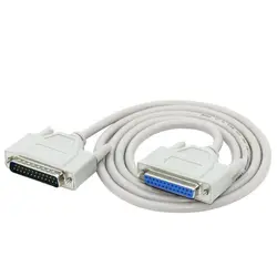 Cable Paralelo DB25 Macho-Macho LPT 1.5M para Impresora
