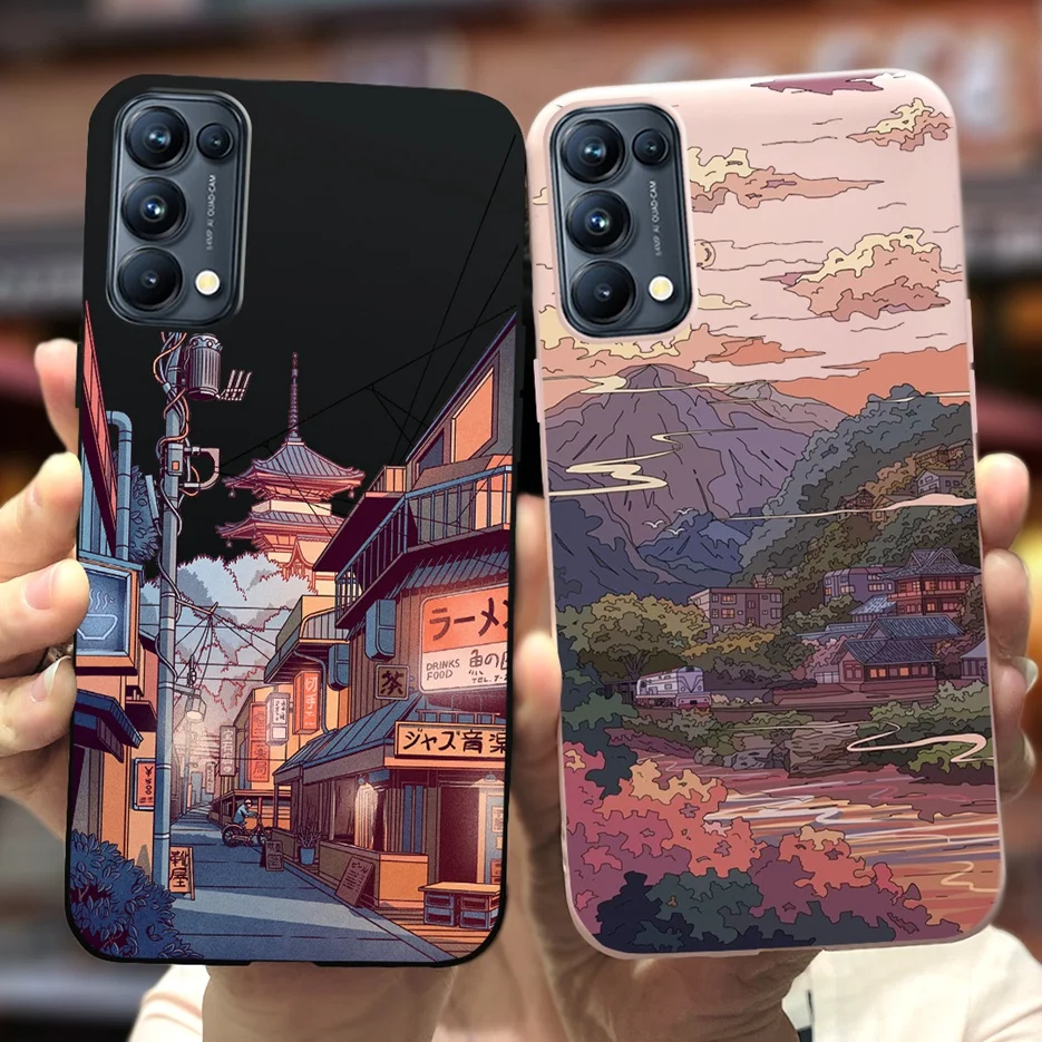 Para Oppo Find X3 Lite funda CPH2145 Linda funda de dibujos animados de moda funda de teléfono de silicona suave para Oppo Find X3 Lite Fundas 6,43 ''funda - imagen 3