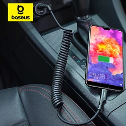 Baseus Spring Cable USB-C Retráctil Carga Rápida