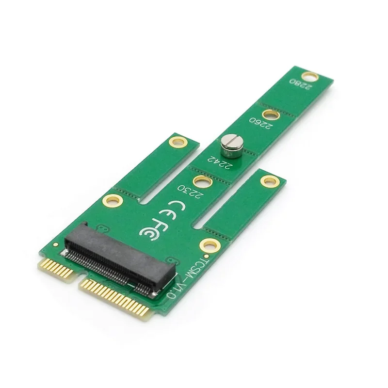 Tarjeta convertidora adaptadora NGFF M.2 B Key SATA basada en SSD a mSATA macho para 2230 2242 2260 2280