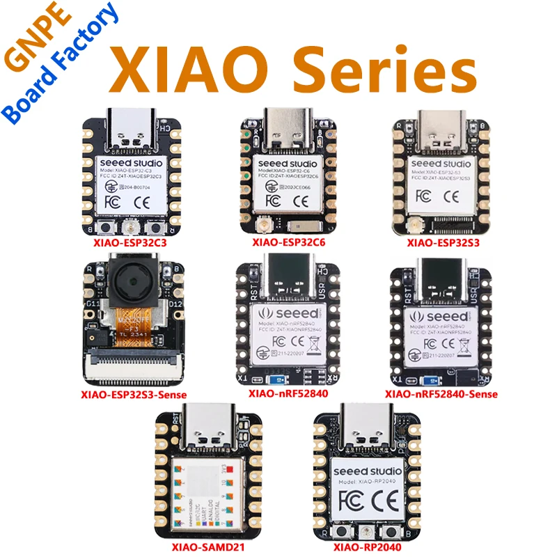 Serie XIAO ESP32C3 C6 S3/Raspberry Pi RP2040 PICO/nRF52840-BLE/SAMD21 para Arduino