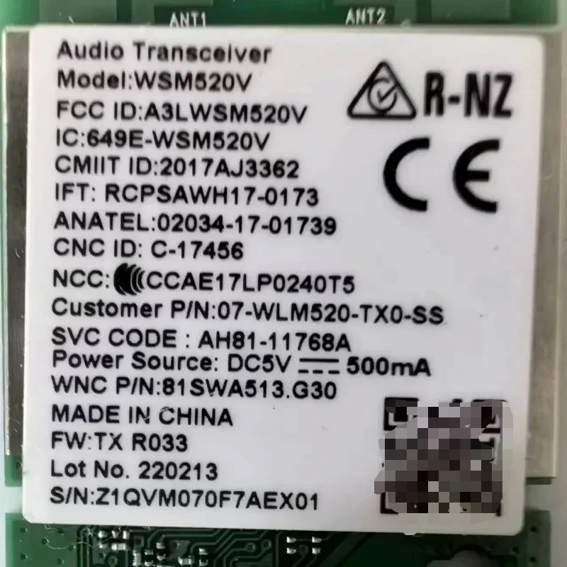 Nuevo AH81-11768A WSM520V 649E-WSM520V A3LWSM520V TX RO33 2017AJ3362 Altavoz Bluetooth modular - imagen 2