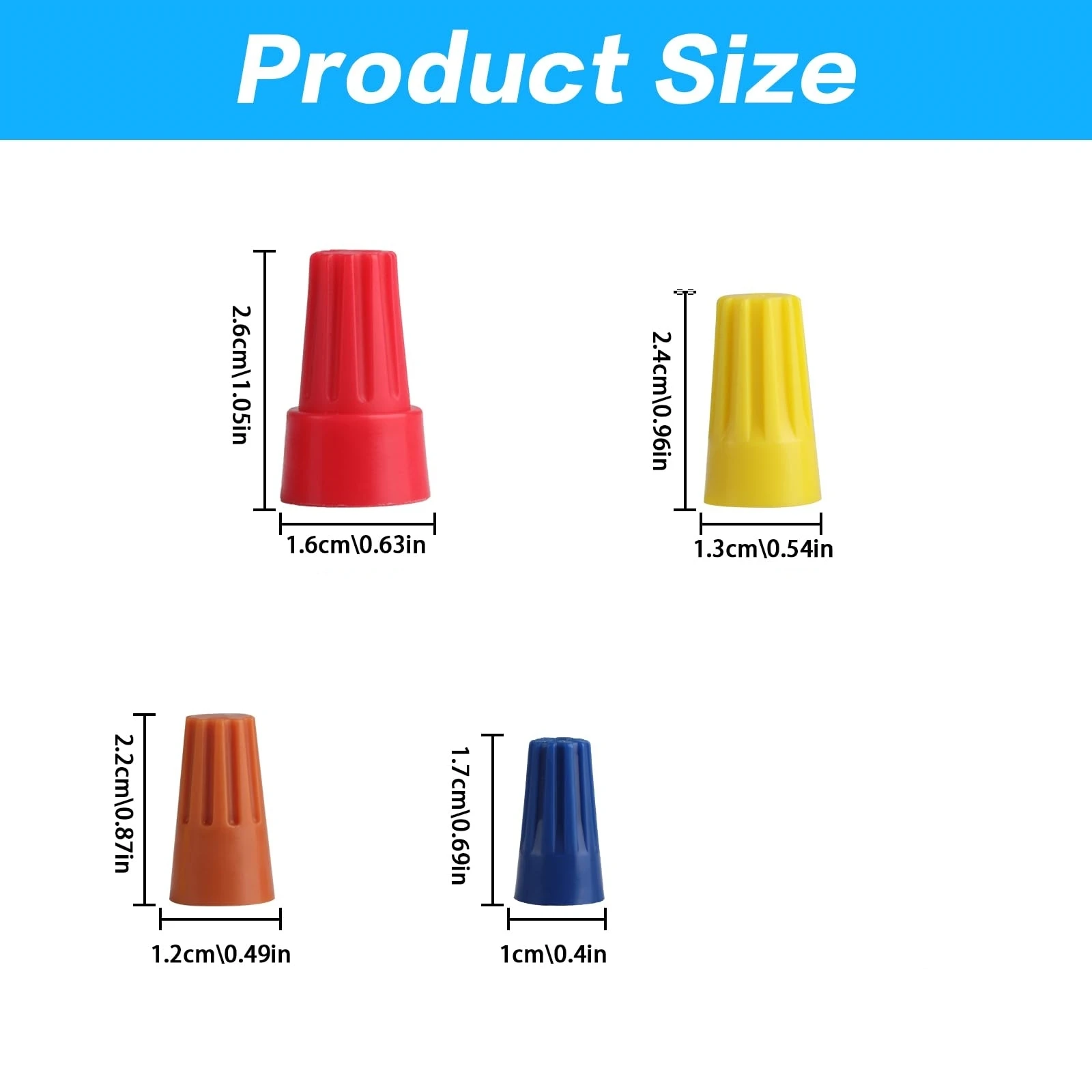 40 Uds. Conectores de cable, tapa de Terminal de tornillo, insertos aislantes, conectores de cable eléctrico giratorio con tapas de cable portátiles de resorte - imagen 5