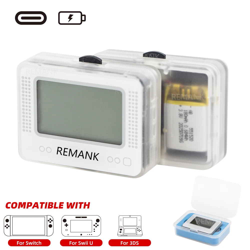 REMANK para Allmiiboo NFC, simulador inteligente recargable, emulador, Bluetooth, escritor Universal para interruptor/SW2/Wiiu/3DS, accesorio