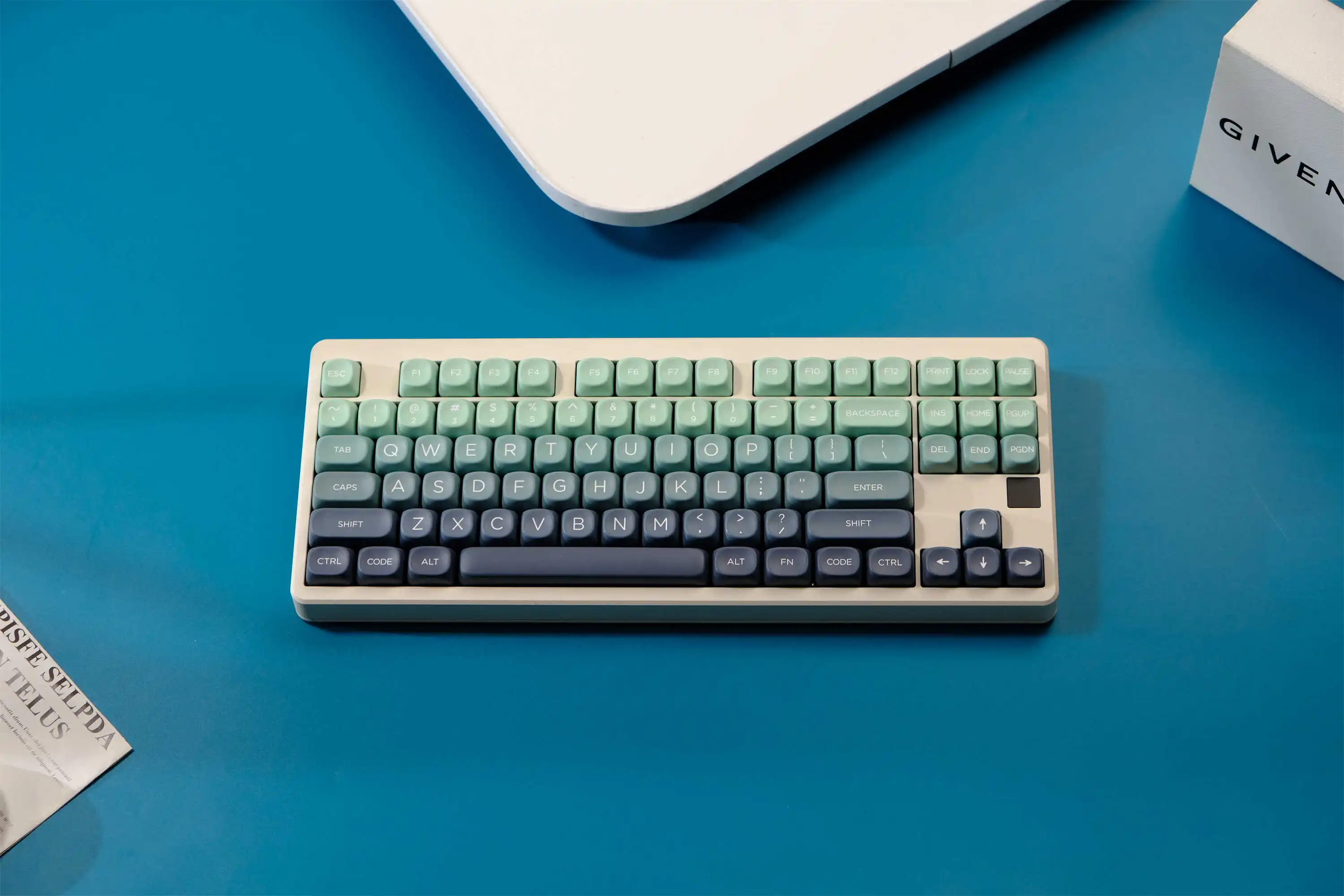 GMK-Teclas de jardín botánico, teclas PBT, perfil MOA, DYE-SUB, personalizadas para teclado mecánico, 126 teclas