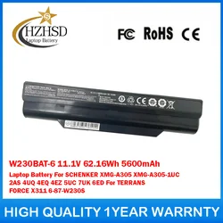 Batería para portátil Schenker XMG-A305, 11,1 V, 5600 mAh