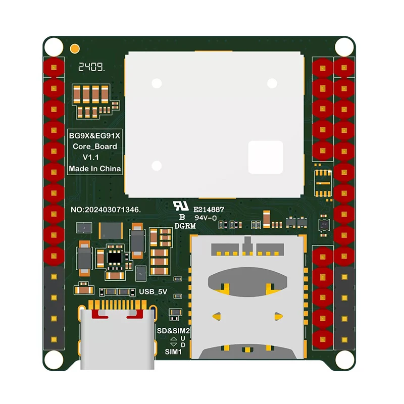 Quectel EG915U-LA Placa central LTE Cat1 módulo GSM receptor GNSS Placa de desarrollo QuecPython abierta banda B2 B3 B4 B5 B7 B8 B28 B66