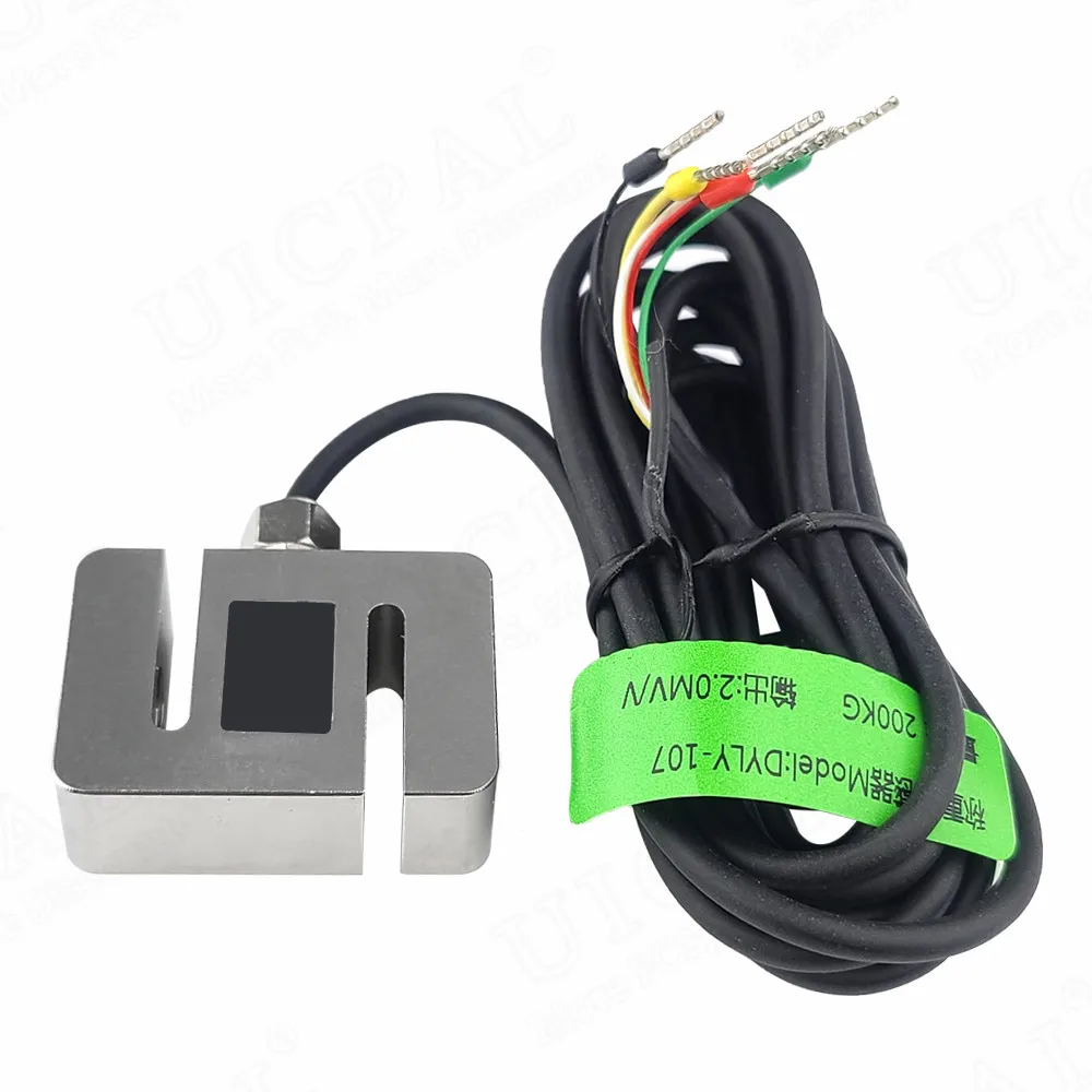 Módulo de Sensor de presión de tensión tipo S, sensores de pesaje de células de carga en miniatura de alta precisión de acero inoxidable M8 5KG-200KG - imagen 5