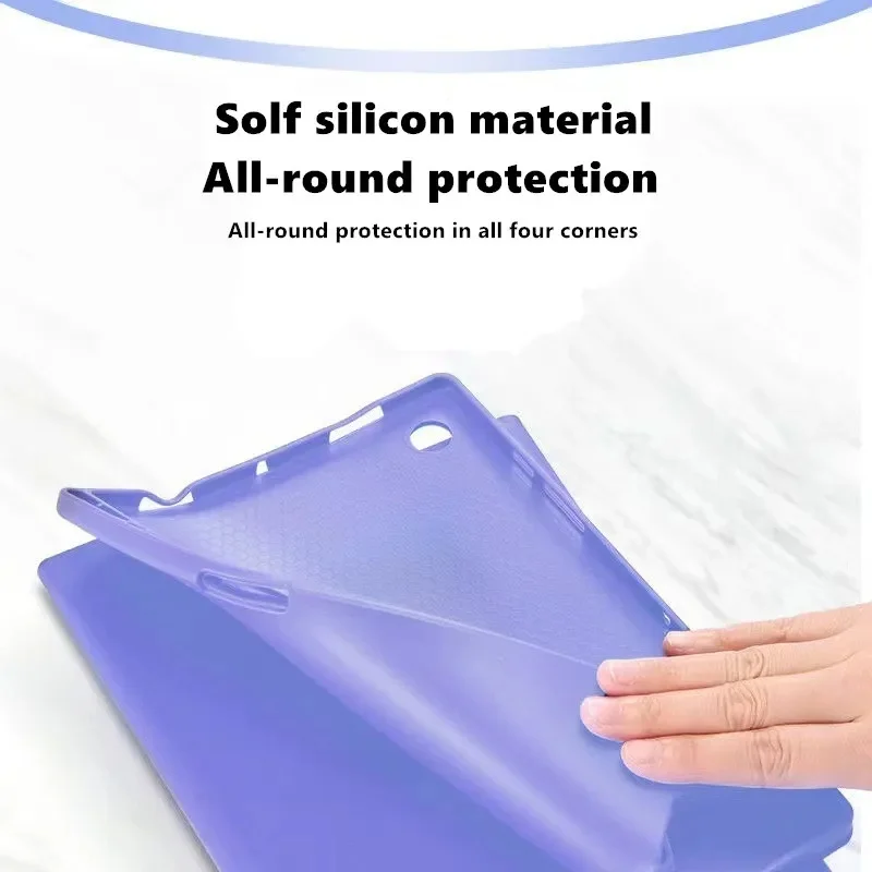 Funda con teclado táctil para Lenovo Xiaoxin Pad 12,1 2025 TB365FC, funda inteligente para tableta Bluetooth con teclado y ratón Bluetooth - imagen 5