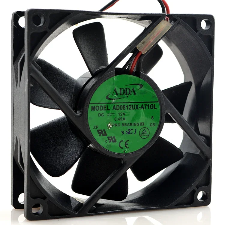 PARA ADDA AD0812UX-A71GL DC 12V 0.45A 8025 8CM 80*80*25MM ventilador de refrigeración de caja de computadora - imagen 3