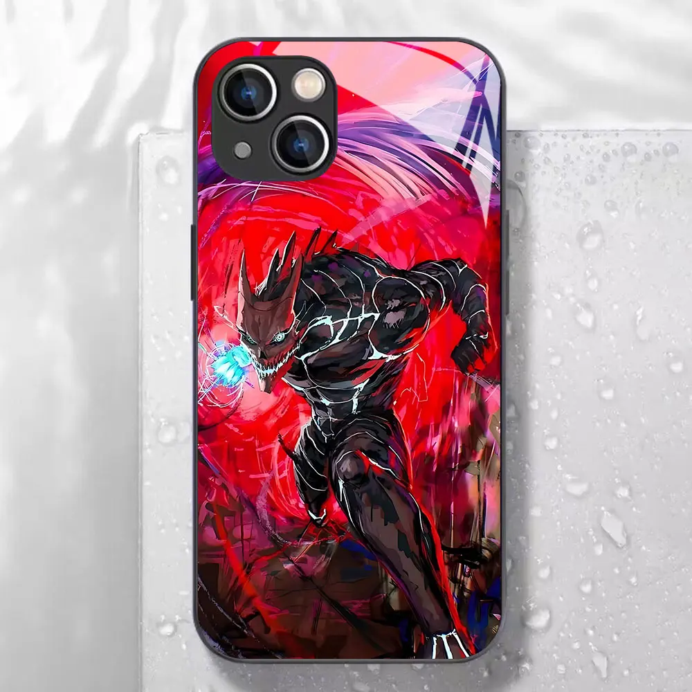 Funda de teléfono de Anime Kaiju No. 8 para Xiaomi Mi NOTE 10, 11 Lite, 12T, Poco X3 GT, NFC, F4, F5, F6, X5 Pro, 5G, marco de silicona suave de vidrio - imagen 4