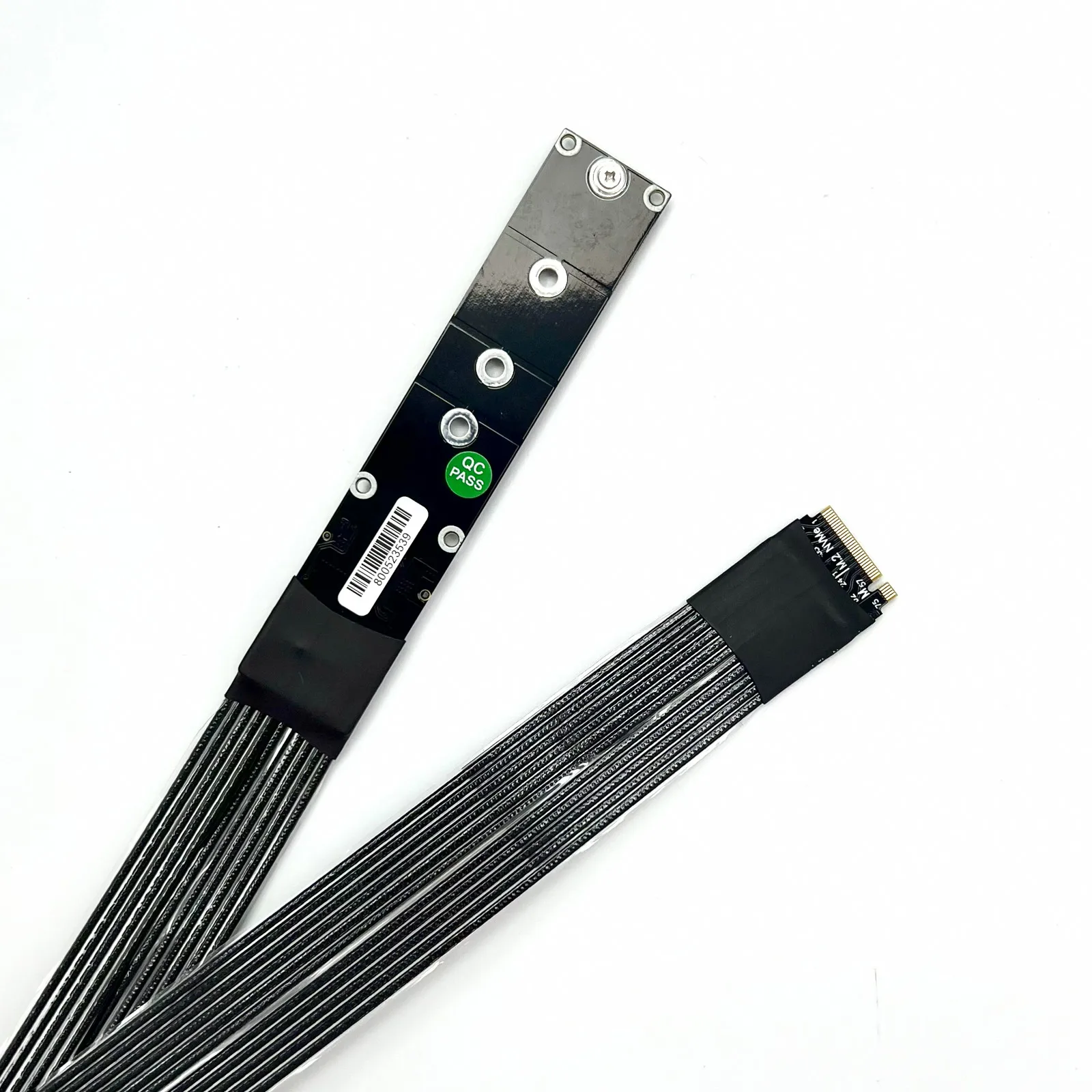 ADT-Link PCIE 5,0 X4 Gen5 M.2 NVMe SSD adaptador de tarjeta elevadora de unidad de estado sólido M.2 M Key Cable de extensión de 128Gbps-M2 22110 2280 SSD - imagen 3