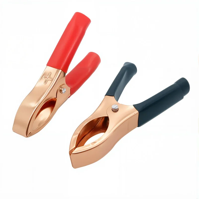 Cables de Clip de batería de coche, color rojo y negro, cargador de cocodrilo, herramienta de prueba de voltaje, accesorio, 10-20 piezas, abrazadera de resorte de cocodrilo 30A - imagen 5