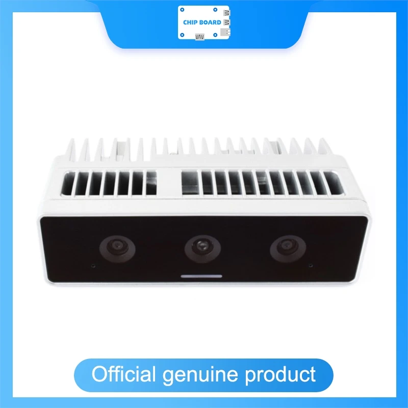 Cámara AI de visión de profundidad y borde estéreo Waveshare OAK-4D - 48 MP, 48 TOPS INT8 / 12 TOPS FP16 Inferencia