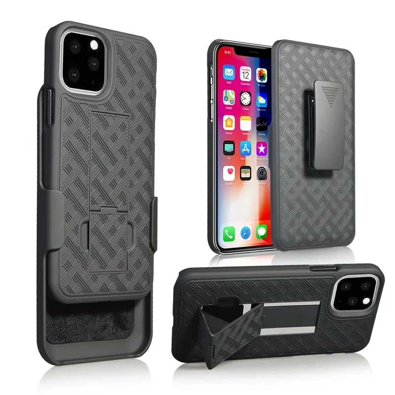 Funda de teléfono deportiva con Clip para cinturón de cintura para hombre, funda trasera con soporte para IPhone 17 Air 15 Plus 12 Mini 11 13 14 16 Pro Max - imagen 4