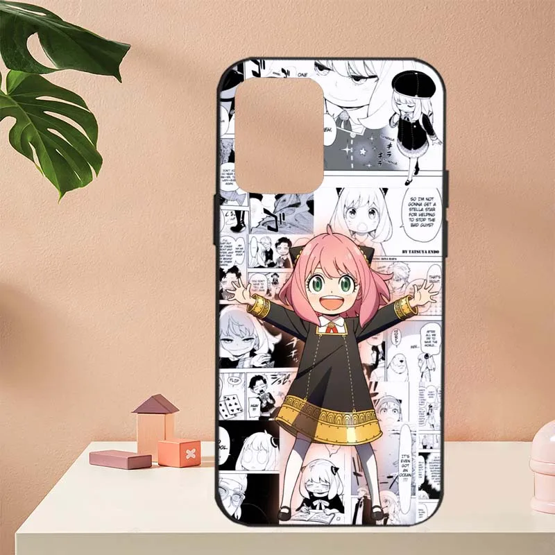 Anya Forger Anime para Motorola Edge S30 30 G E20 E22s E30 E32 E32s E40 E7 Plus Power Stylus Fusion Pro G 5G funda de teléfono - imagen 3