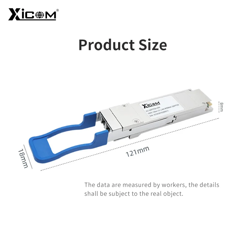 Xicom QSFP28-100G 1310nm 10Km LC DDM SFP Módulo LC Módulo óptico dúplex de modo únicoCompatible con Cisco QSFP-100G-LR4-S - imagen 3