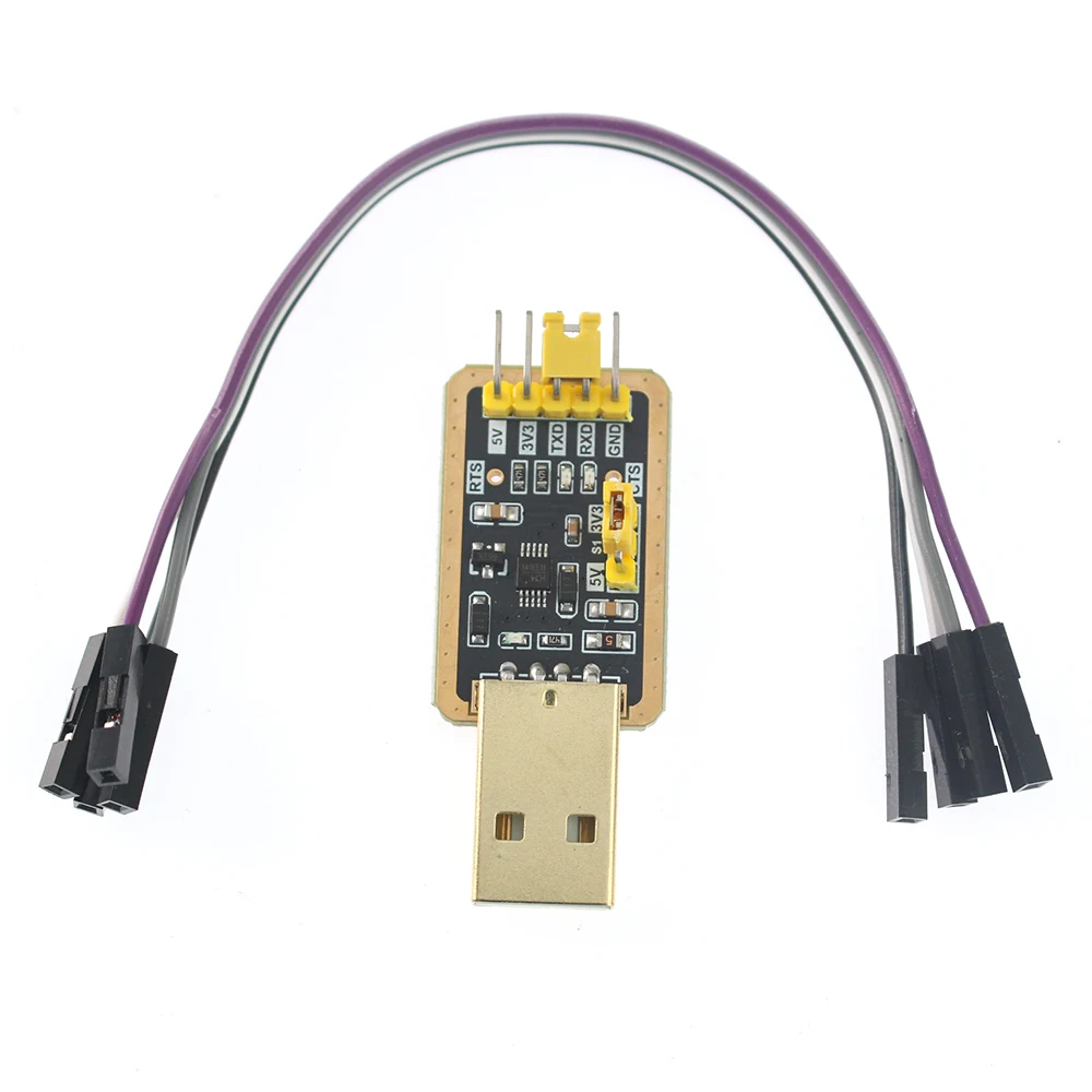 Módulo CH340E CH340 RS232 Módulo convertidor USB a TTL 3,3 V 5 V módulos de puerto serie USB con línea de descarga STC para Arduino - imagen 2