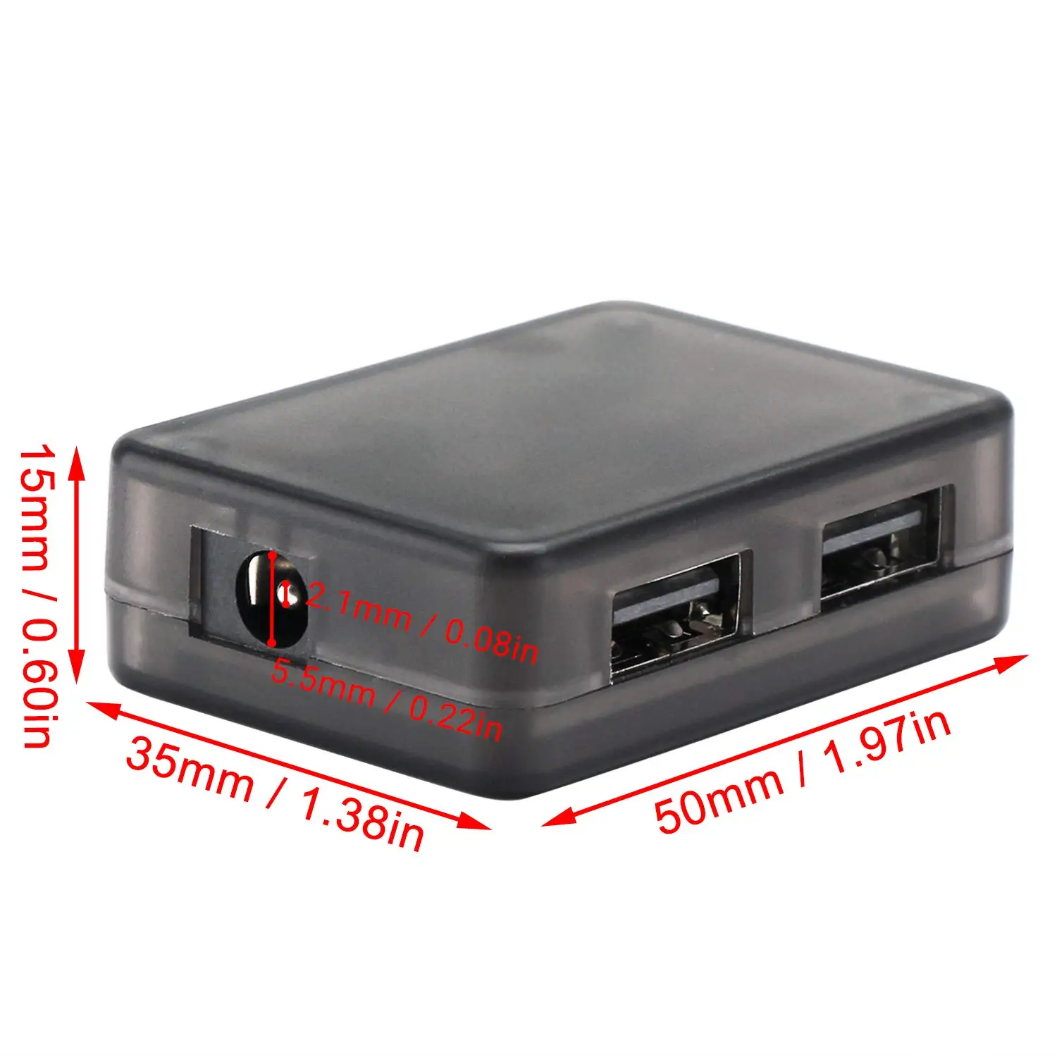 Convertidor Buck USB de 12V a 5V CC, adaptador de fuente de alimentación automática de placa de cargador rápido con puerto USB Dual DC-DC 10-32V 12V 24V a 5V 9V - imagen 3