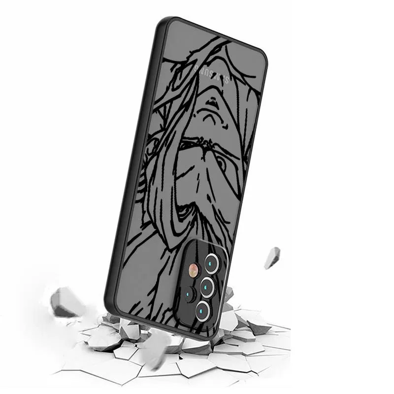 Funda de teléfono Anime d-dragon Balls Son Goku para Samsung Galaxy S25 S24 S23 S22 S21 S20 S10 S9 Ultra Plus FE 5G esmerilado translúcido - imagen 3