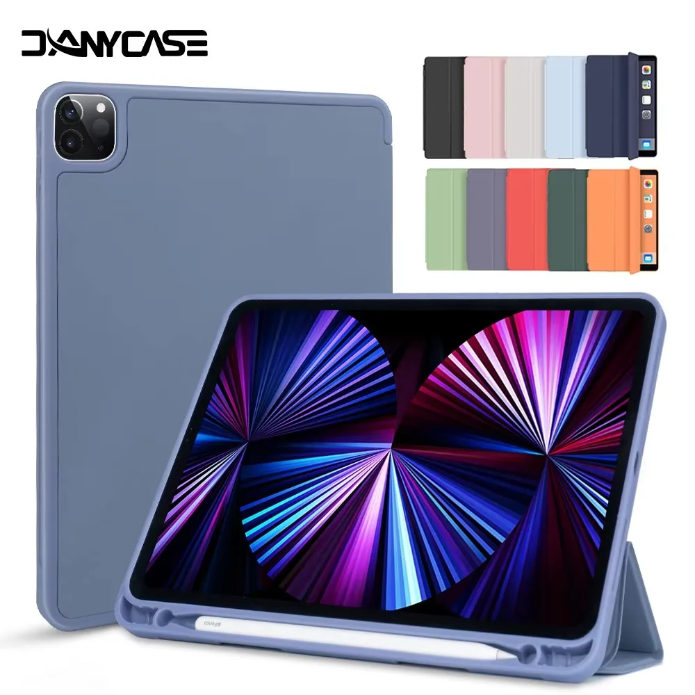 Para 2025 iPad Air 11 funda iPad 10a generación 11a A16 9a funda Gen iPad Pro11 4 5 10,9 pulgadas 12,9 M2 M3 M4 funda porta lápices - imagen 2