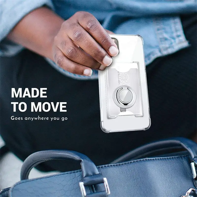 Funda transparente suave a prueba de golpes para Huawei Nova Y90 Y70 Plus, carcasa con anillo magnético y tarjetero para Nova 9SE 9 8 Pro 7 6 5G - imagen 5