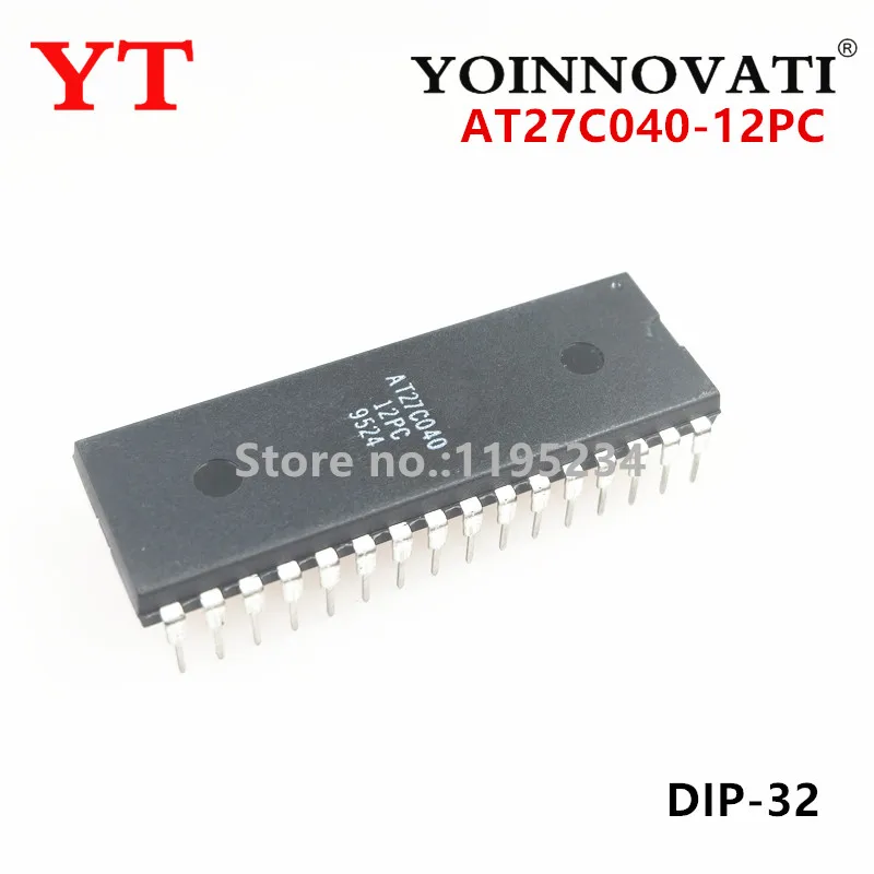 1-10 Uds AT27C040-12PC AT27C040 12 piezas DIP-32