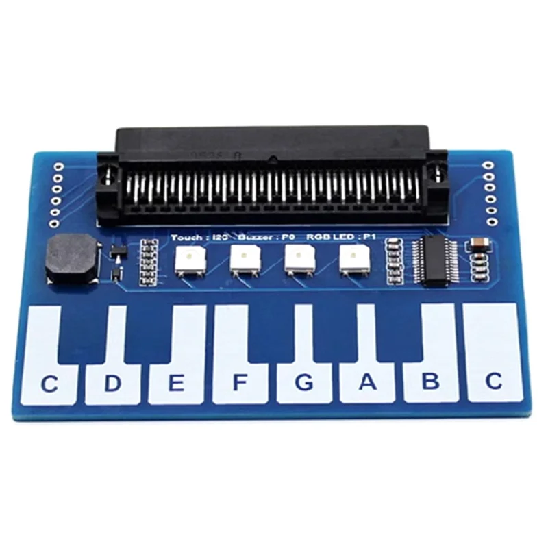 Para placa de expansión de micro bits, Mini placa de expansión de música de Piano, luces/zumbador/teclado de colores geniales, interfaz I2C - imagen 3
