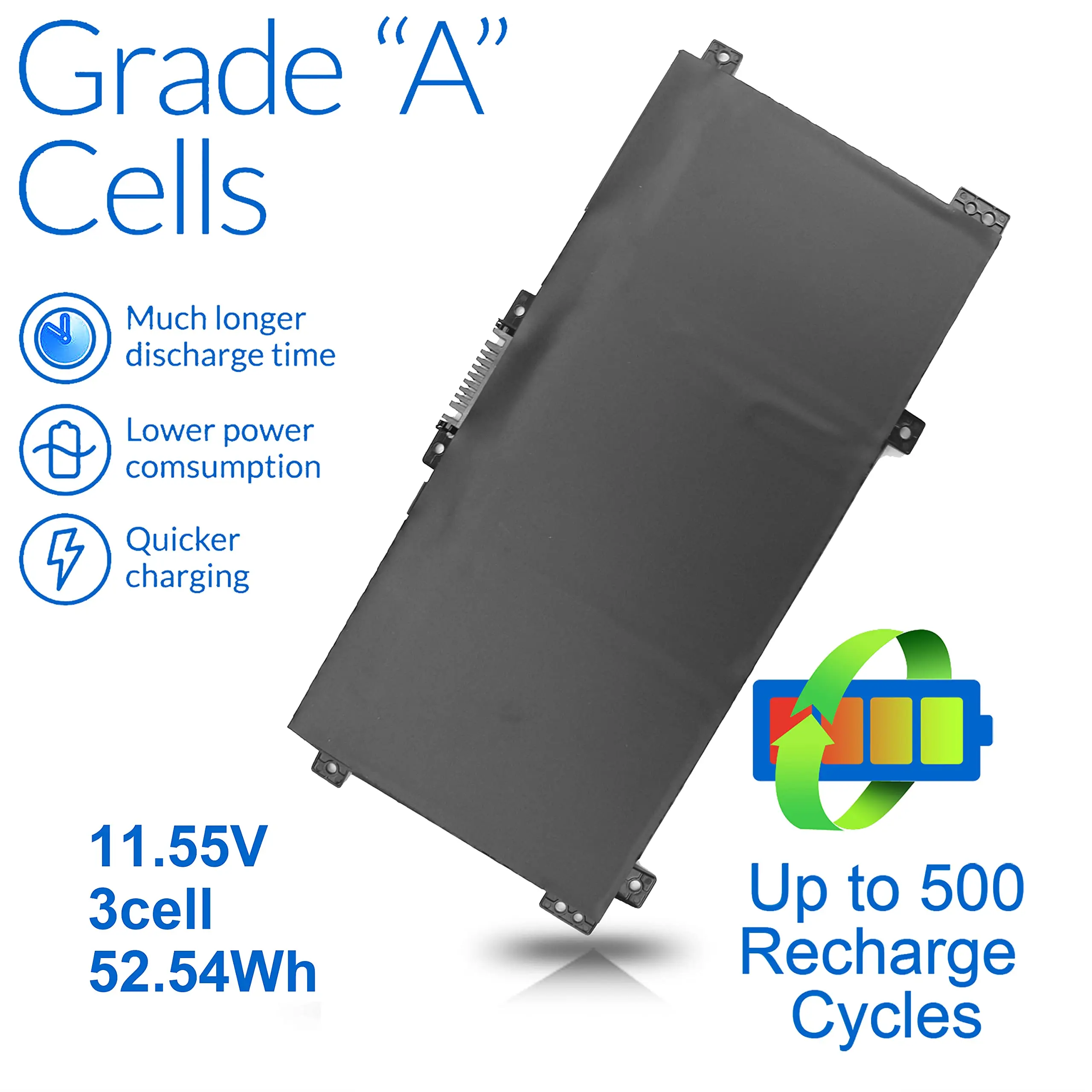 Batería LK03XL L09281-855, pila para HP Envy X360 15m-cn0xxx 15m-bp1xx 17m-ae011dx 17m-ce0013dx 17t-ce100 17-ae1xx 15-bq2xx, 916814-855 - imagen 2