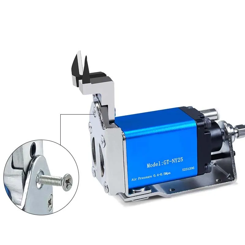 Pinzas neumáticas de aire, tijeras, cortadores de microdesplazamiento, tijeras de agarre de brazo de Robot, cortador Sprue NY05AJ NY05AJL, herramientas de automatización - imagen 4