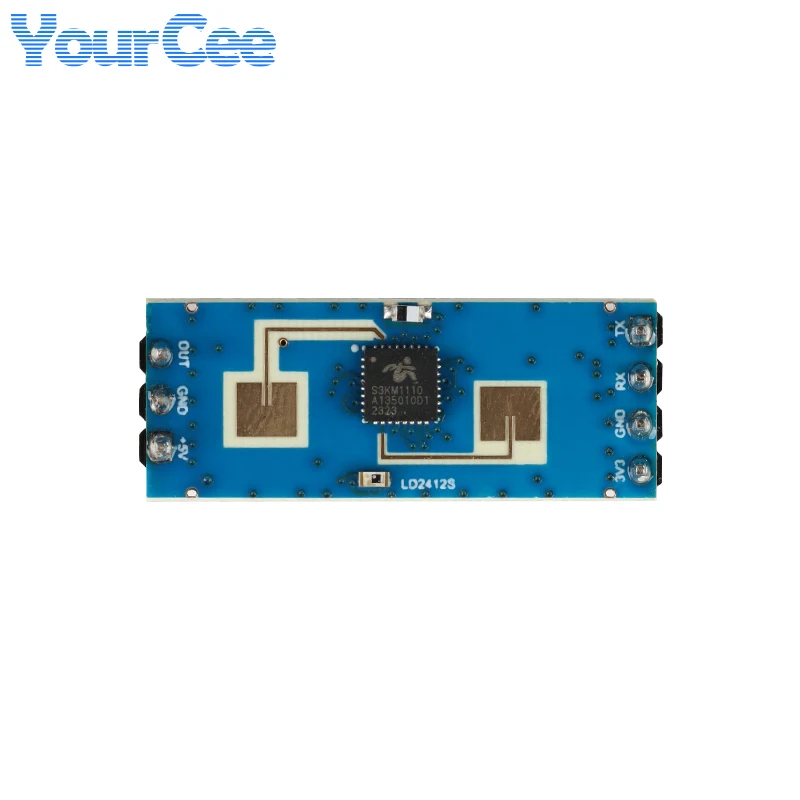 10 uds/1 unidad LD2412 24G Módulo Sensor de Radar de detección de presencia humana HLK-LD2412 Radar de onda milimétrica gran angular detectar 9m GPIO UART - imagen 4