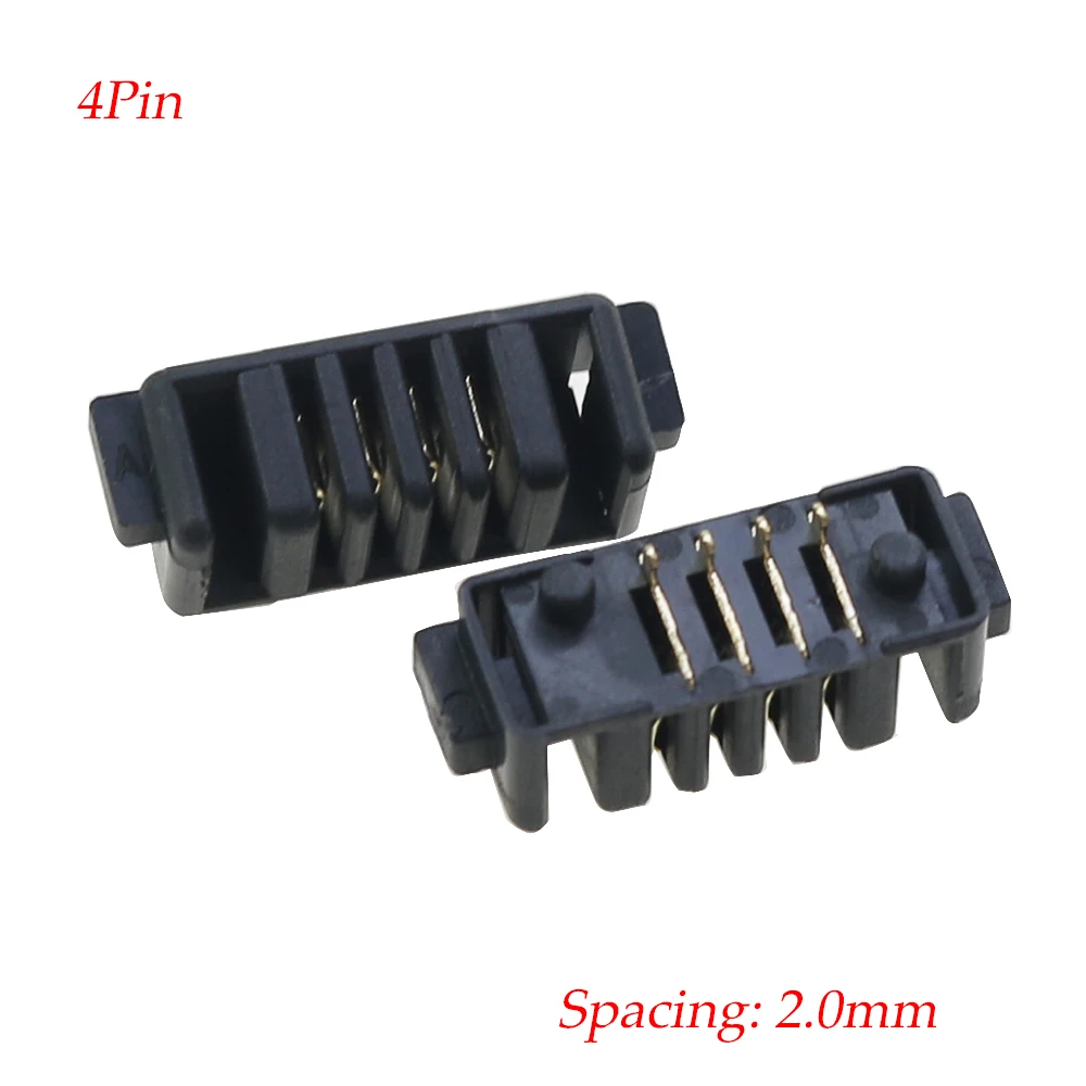 1 Uds 4/5/6/7/8/9/10Pin conector de batería para ordenador portátil paso 2,0mm soporte Clip ranura contacto enchufe macho y hembra - imagen 3