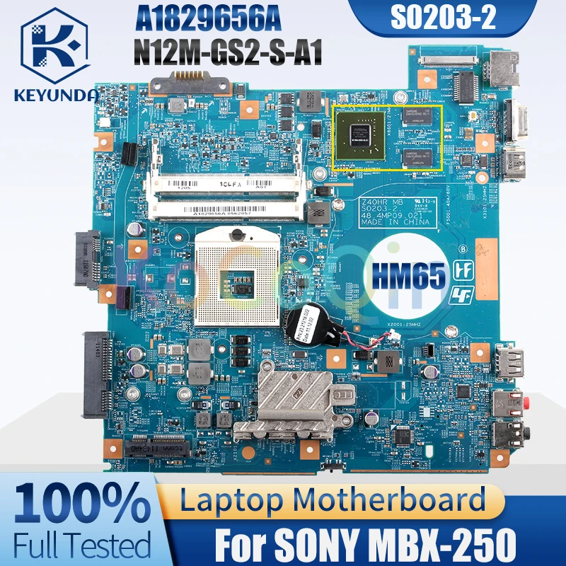 Placa base para portátil SONY S0203-2 VPCEG VPCEG18FG, PCG-61911w, A1829656A, MBX-250, 48.4mp09.021, N12M-GS2-S-A1 - imagen 2