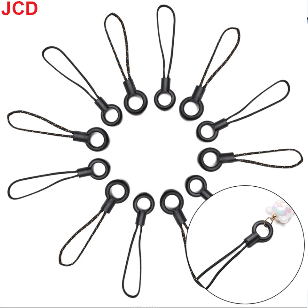 JCD 10/20 unids/pack cordones de cordón cierre de langosta llaveros de cuerda ganchos correa de teléfono móvil dijes llavero bolsa accesorios llavero - imagen 4