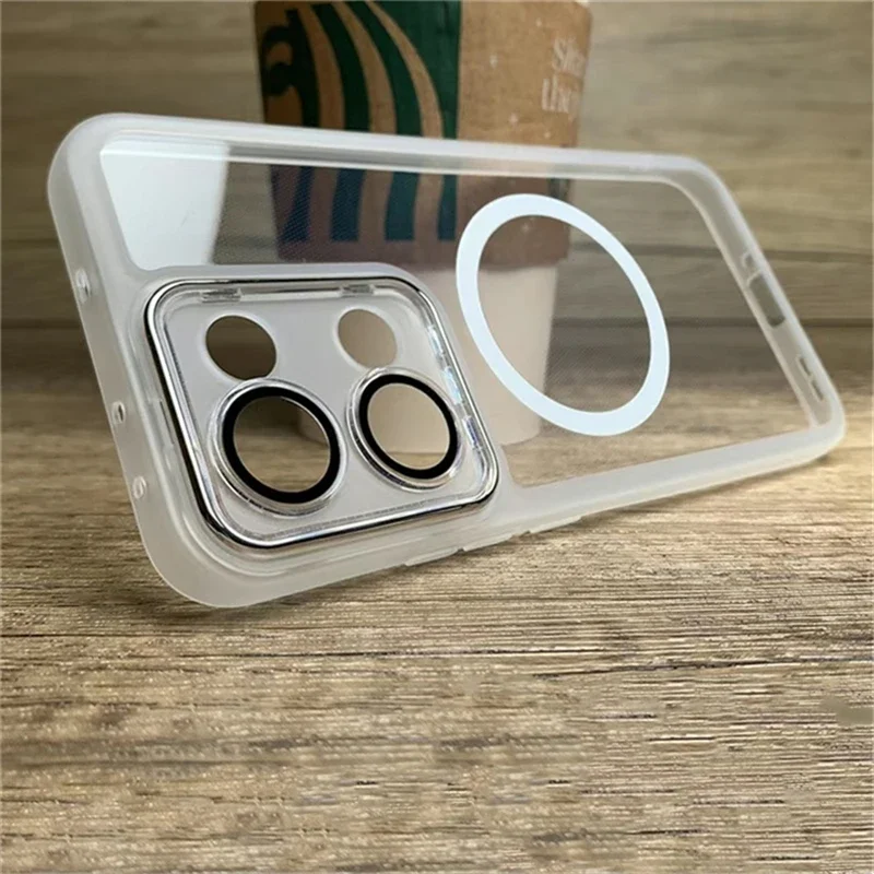 Funda magnética para Infinix Note 40 Pro Plus 5G Note40 4G TPU silicona suave transparente MagSafe cubierta protección de cámara parachoques - imagen 3