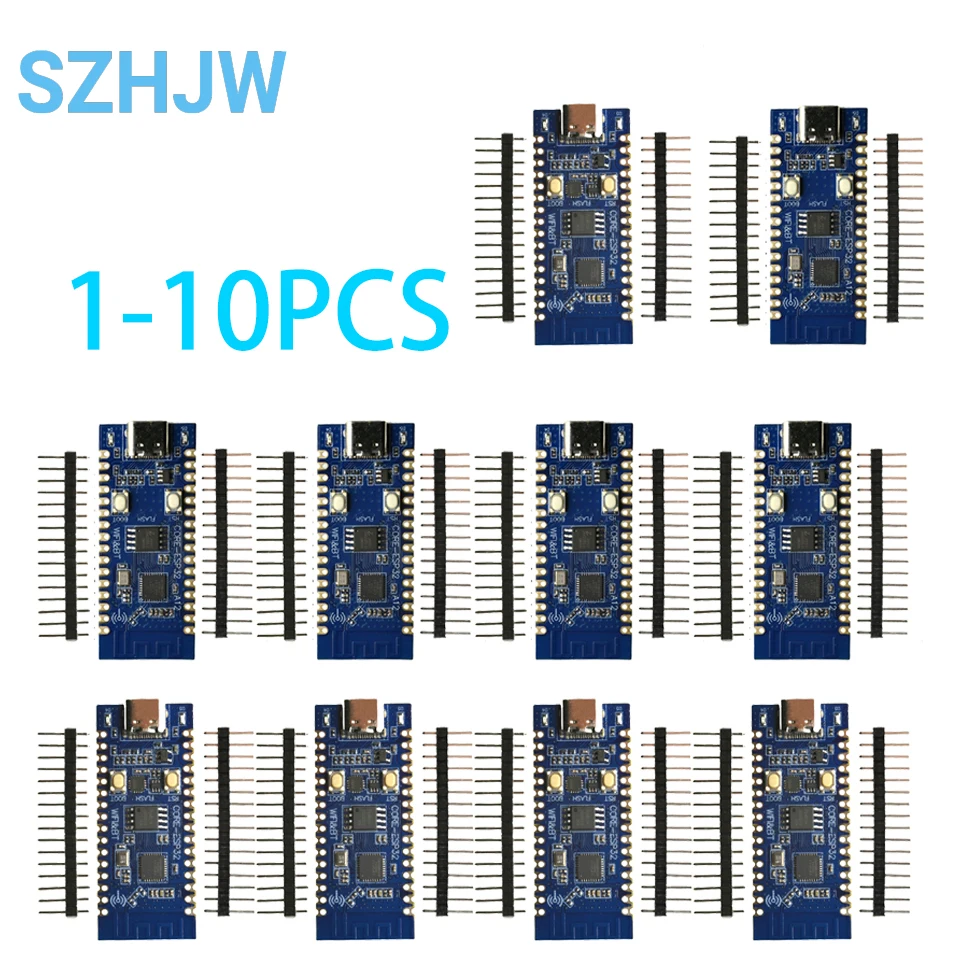 Placa de desarrollo de placa central de ESP32-C3, módulo compatible con Bluetooth, WIFI, 2,4G, CH343P, 32 pines, para verificación de la función de Chip, 1-10 Uds.