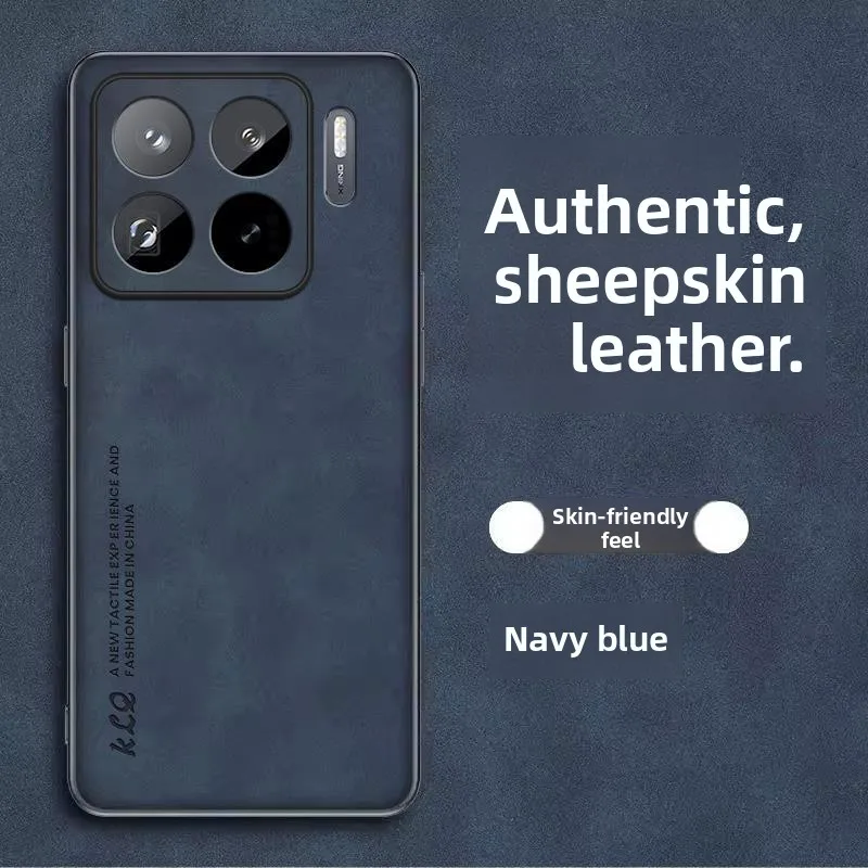 Funda para Xiaomi 15T Pro 14T, Funda elegante y sencilla de piel de oveja, agradable a la piel y resistente a caídas para Xiaomi 15T Pro 14T - imagen 2