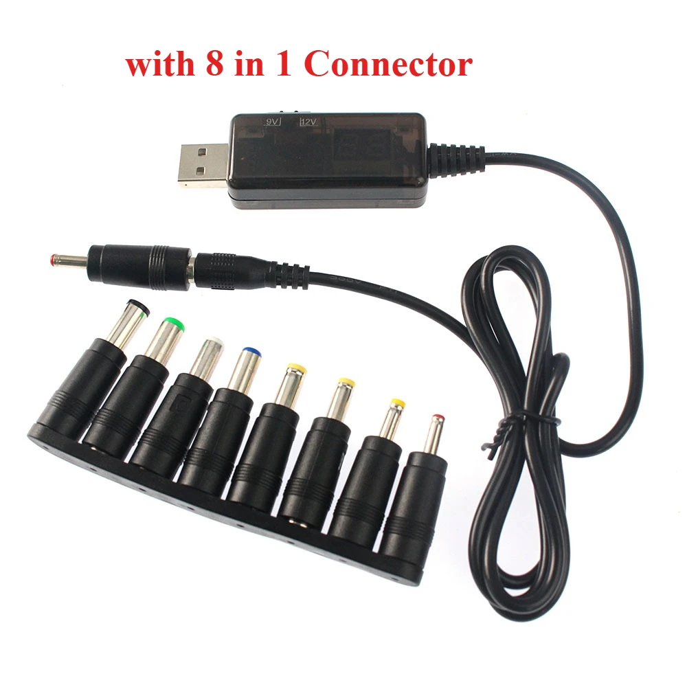 Módulo convertidor elevador con caja DC 5V a 9V/12V Módulo convertidor de refuerzo USB con enchufe conector adaptador de 3,5x1,35mm - imagen 4