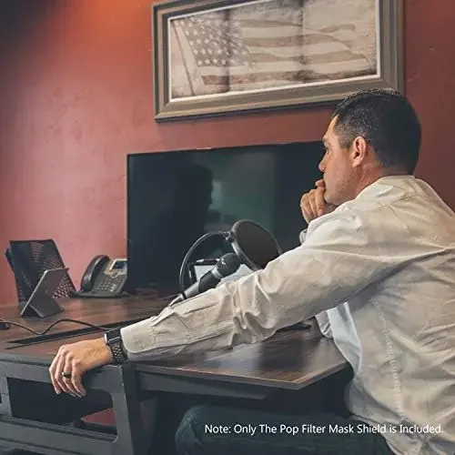 NEEWER-protector de filtro Pop para micrófono profesional, con Clip de brazo de cuello de cisne para micrófono de todas las marcas, pantalla Pop de viento de doble capa - imagen 5