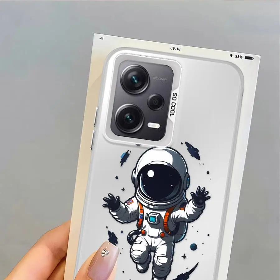 Funda para Xiaomi Redmi A5 14C A1 A2 Plus 13C 10C 12C K60 9C 9T funda trasera para teléfono astronauta espacial genial - imagen 3