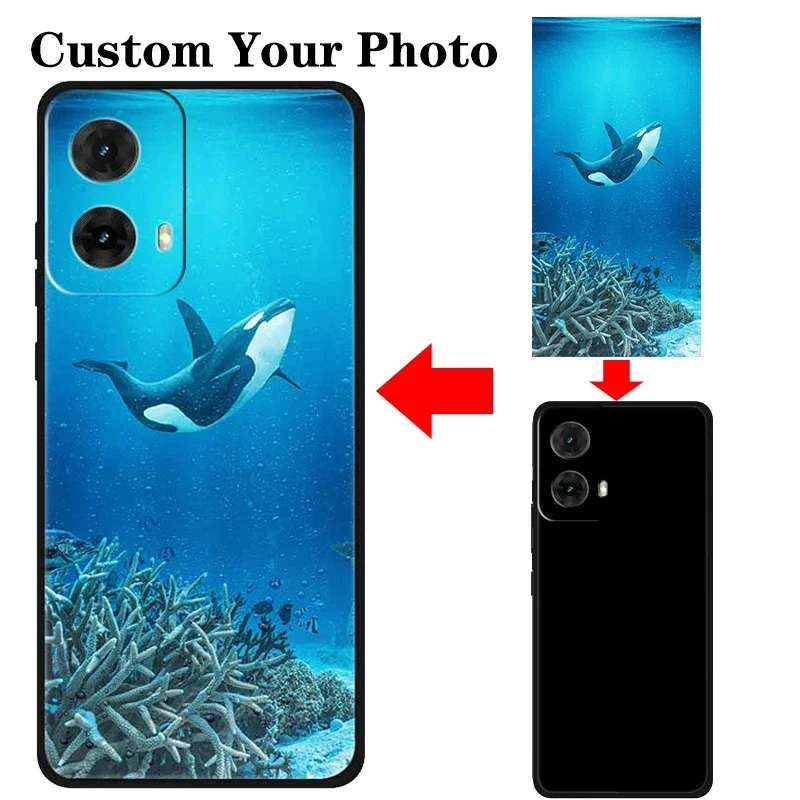 Funda de teléfono personalizada para Moto G86 G56 G60s G60 G40 DIY Funda de silicona suave TPU parachoques para Motorola Moto G 86 56 60 40 60S Funda - imagen 2
