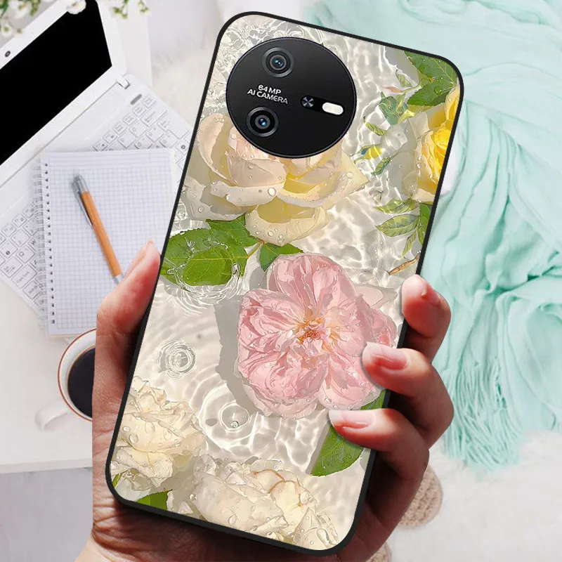 Funda de silicona suave para Oscal Tiger 12, Carcasa protectora para teléfono, color negro, León, Lobo - imagen 2