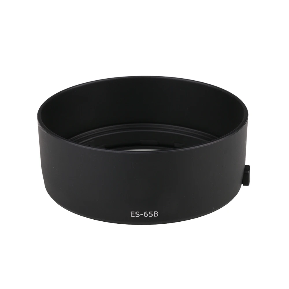 ES-65B/ES-65BII parasol Reversible lente antirreflectante para Canon RF 50mm F1.8 STM parasol de lente de cámara Canon EOS R RP R5 R6 - imagen 3