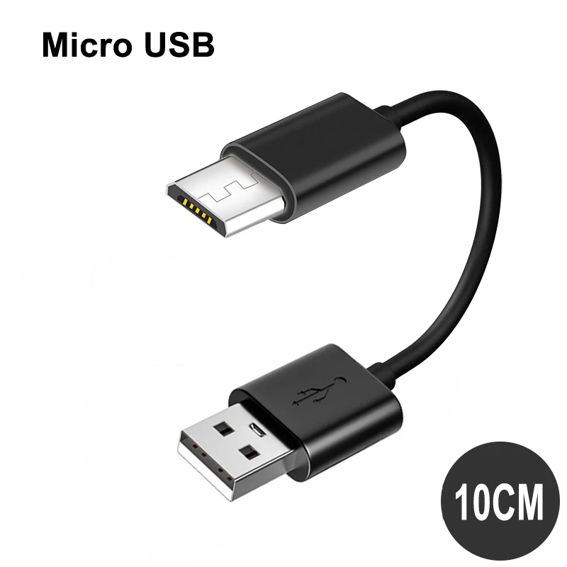 10CM Black Micro USB
